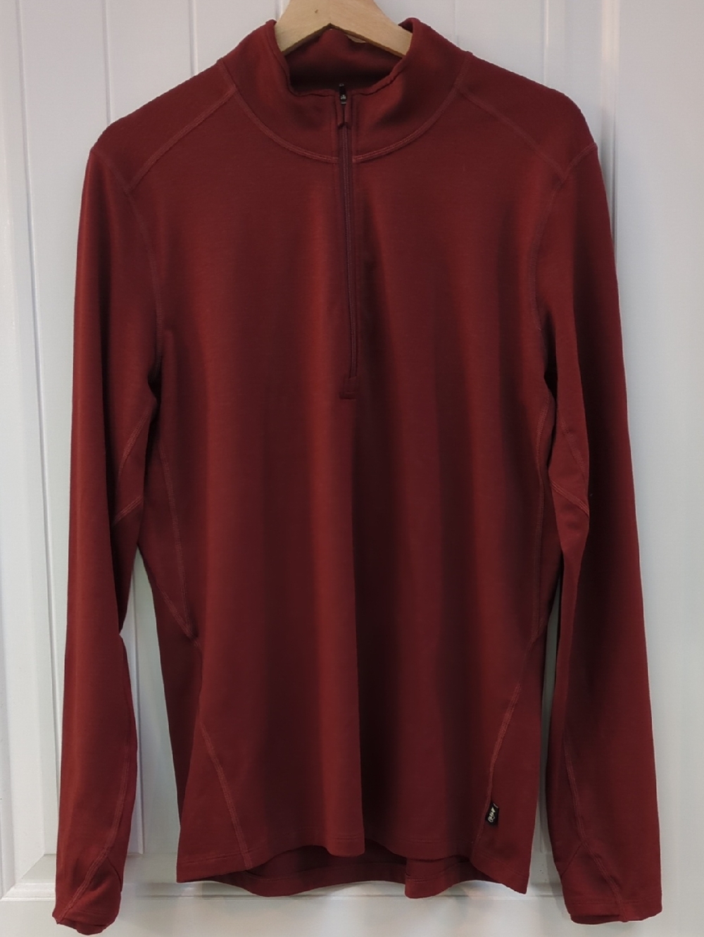 REI Co-op Quarter-Zip Pullover Rust Color